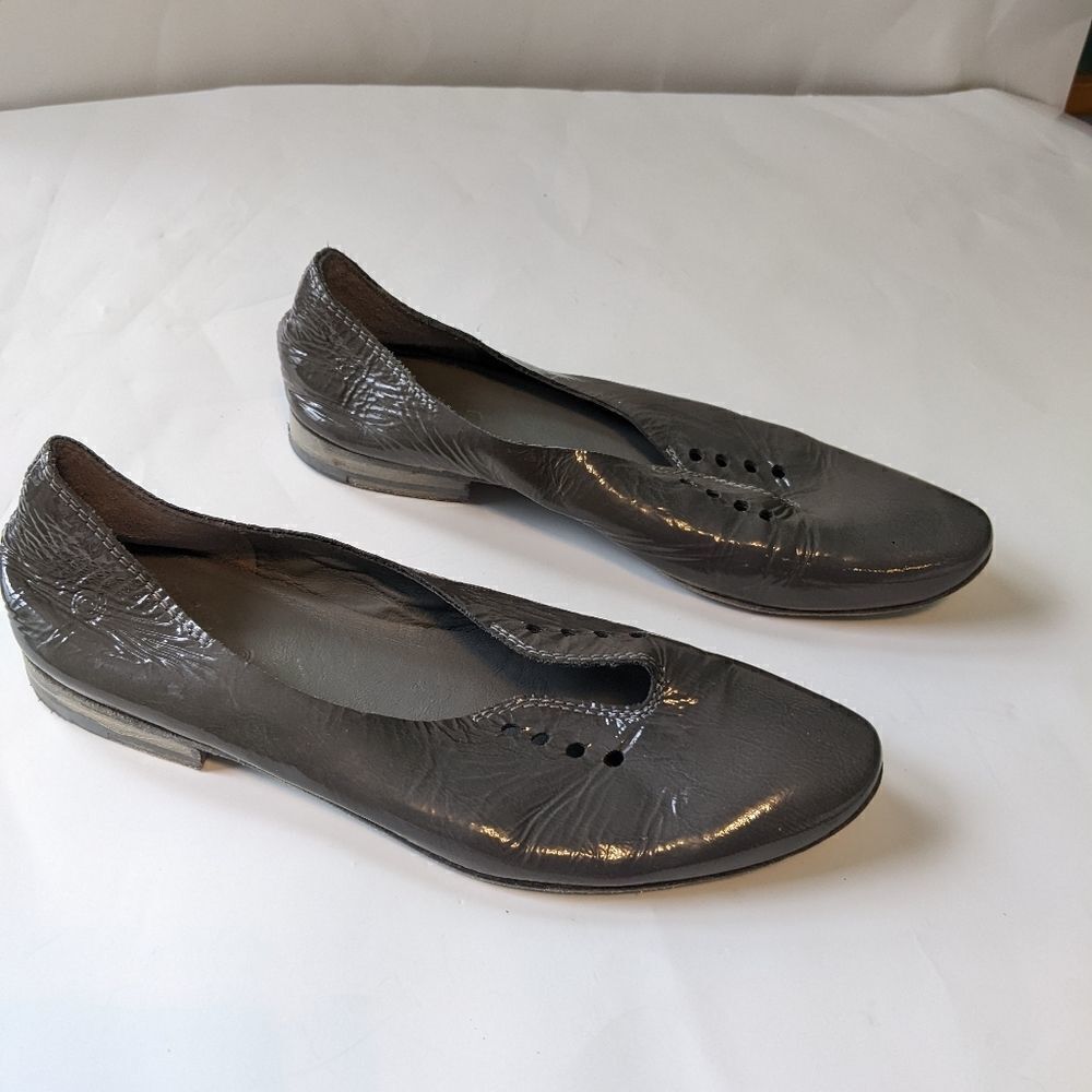 MARSELL patent leather flats size 5(35) in EUC
